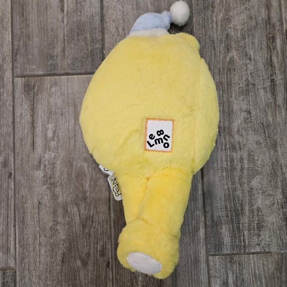 Lemon8 Sleepy Lemo Plush Toy Yellow Lemon Shaped Collectible Promo Plushie NEW - Picture 10 of 10